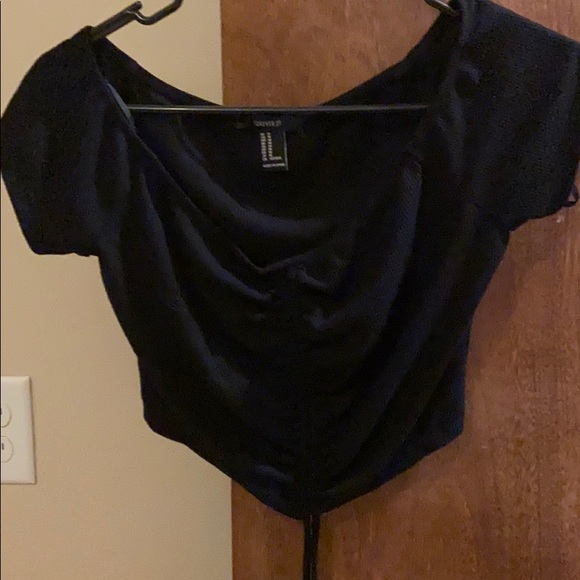 Forever 21 crop top black - Picture 3 of 11